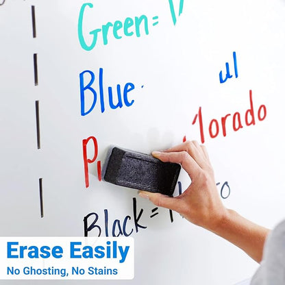 ANYUKE Low Odor Dry Erase Markers, Chisel Tip Whiteboard Markers Non-Toxic - Image 5
