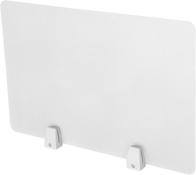 4 Pcs Desk Divider Privacy Panel, 23.6”L X15.8”W Frosted Acrylic Desk Privacy by Unknown