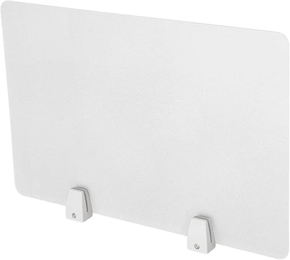 4 Pcs Desk Divider Privacy Panel, 23.6”L X15.8”W Frosted Acrylic Desk Privacy by Unknown
