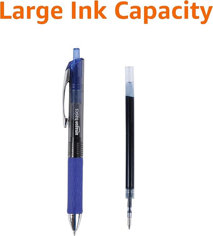 Amazon Basics Gel Pens Fine Point Smooth Writing Pens, Retractable, 12 Pack - Image 5