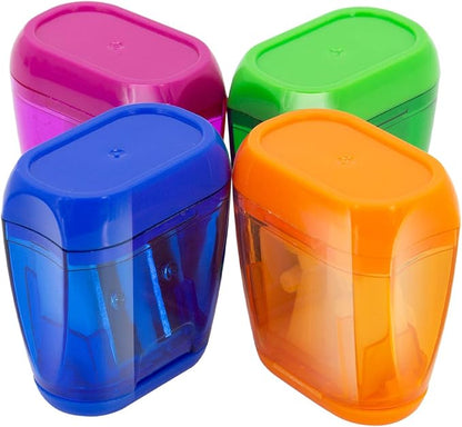 KIDMEN Manual Pencil Sharpeners, 2 Holes Compact Sharpener - Image 4