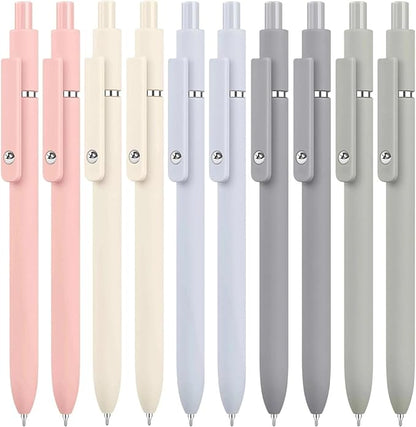 Donyang 10PCS Gel Pens Black Ink Fine Point Pens by Donyang