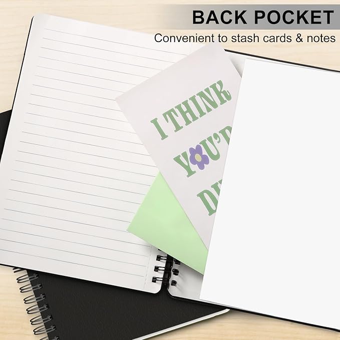 Lined Spiral Journal Notebook, A4 Spiral Notebook, 8.5''×11'' 100GSM Thick - Image 5