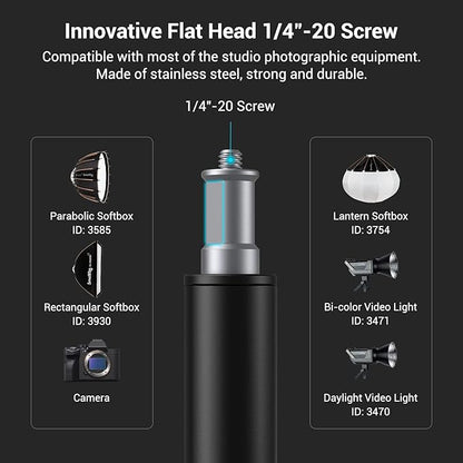 SmallRig 110"/9.2ft Photography Light Stand - Image 3
