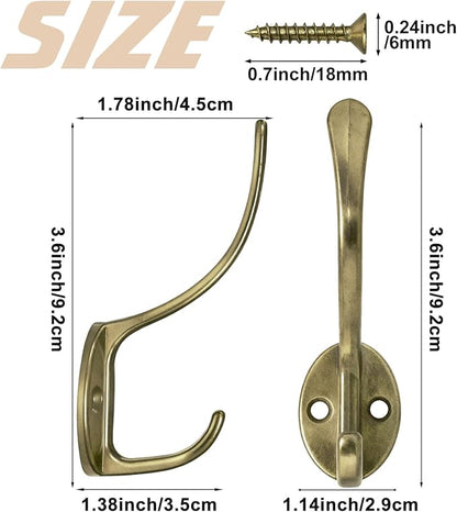 Homanu 14 Pack Coat Hooks Wall Mounted - Image 5