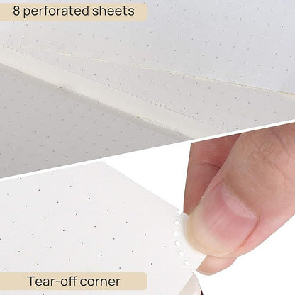 POPRUN Spiral Bullet Dotted Journal Notebook, 7-1/4" x 9-1/2" - Image 4