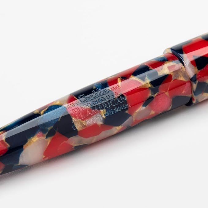 Conklin All American Fountain Pen in Old Glory – Medium Nib, Patriotic Red - Image 6