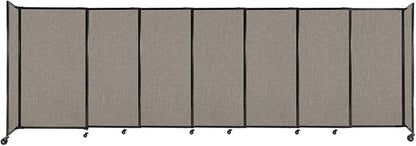 Versare Straightwall Sliding Portable Wall Partition | Freestanding Office by VERSARE