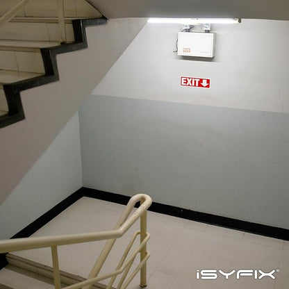 iSYFIX Exit Signs Stickers 12 Pack 12x4 Inch - Image 3