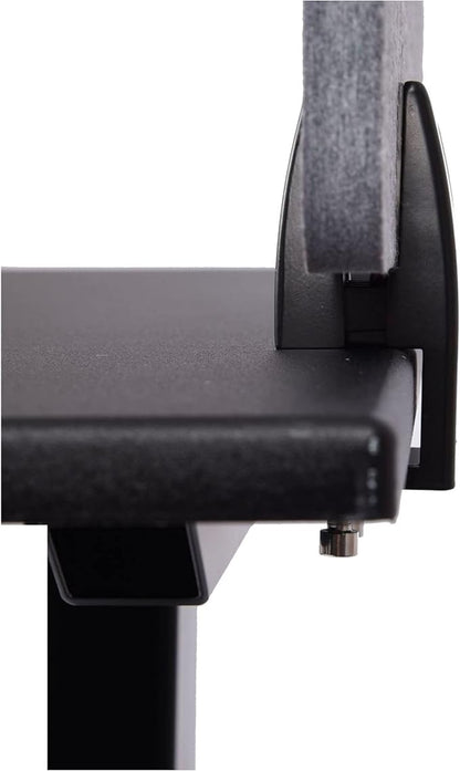 Stand Up Desk Store ReFocus Raw Clamp-On Acoustic Desk Divider Mounted Privacy - Image 4