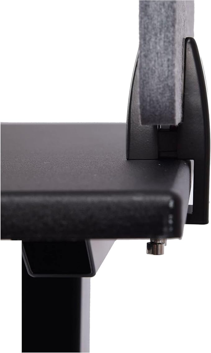 Stand Up Desk Store ReFocus Raw Clamp-On Acoustic Desk Divider Mounted Privacy - Image 5