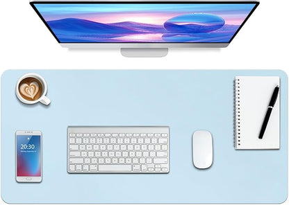 Boutilon Leather Desk Pad 30" x14", Non-Slip Mouse Pad, Office Desk Mat by Boutilon