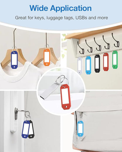 ttstar 40 Pack Key Tags Identifiers – Hexagon Design Key Rings - Image 8