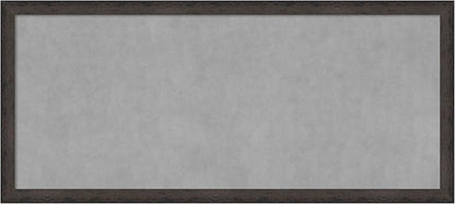 Amanti Art Black Framed Magnetic Board 23x51 Oversize Vision Board by AmantiArt