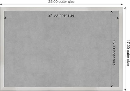 Amanti Art Silver Framed Magnetic Board 17x25 Medium Vision Board - Image 4