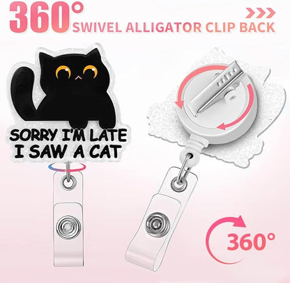 Aoryalps Retractable Badge Reel Holder Retractable - Image 4