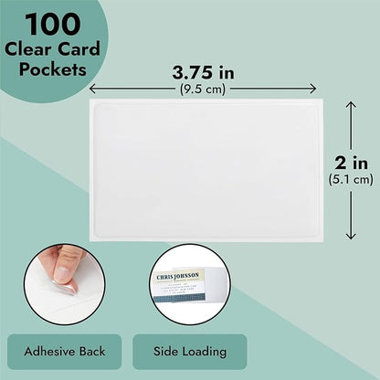 Juvale Business Card Holder Sleeves - Image 5