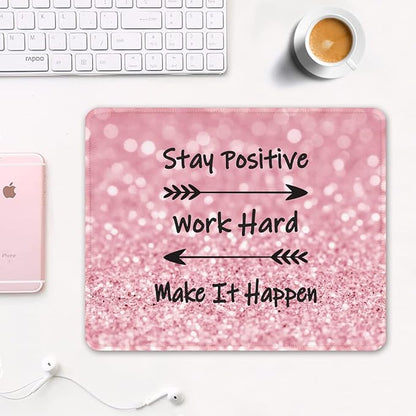 Auhoahsil Mouse Pad, 12 x 10 in Thick Rubber Premium-Textured Non-Slip Stitched - Image 2