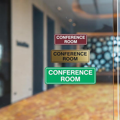 Standard Conference Room Sign -Red - Image 6
