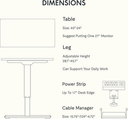 FLEXISPOT EN2 Whole-Piece Standing Desk - Image 7
