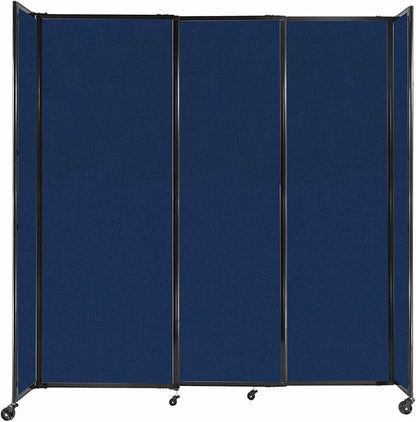 Versare Straightwall Sliding Portable Wall Partition | Freestanding Office by VERSARE