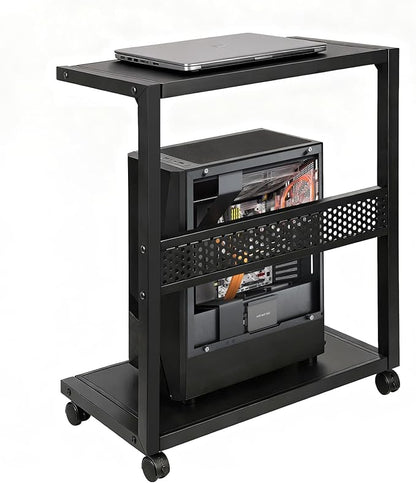 Bfttlity Large PC Stand Computer Tower Stand 2-Tier Metal CPU Holder by Bfttlity