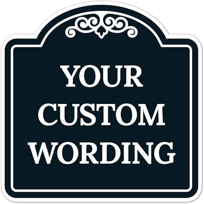 Custom Decorative Sign, Personalized Metal Sign by SigoSigns