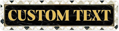 Custom Sign, Custom Street Sign, 11 Font Colors, 13 Font Styles, 4 Hole Options by MySignCenter