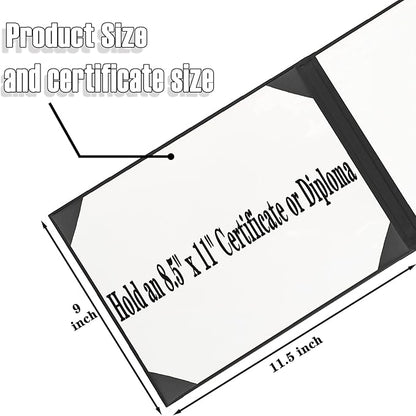 Happy Secret Diploma Cover 8.5"x 11" Diploma Holder Graduation Certificate - Image 2