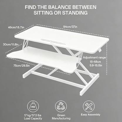 37 Inch Standing Desk Converter - Image 2