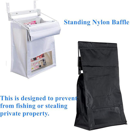 Indoor Wall Mount Mail Catcher Bag Door Slot Post Box Basket Mail Boxes - Image 7