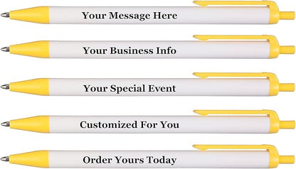 RevMark Personalized Ballpoint Pen, Custom Printed Name, Business or Event by RevMark