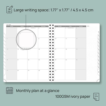 POPRUN Planner 2025-2026 Academic Weekly Calendar - Image 4