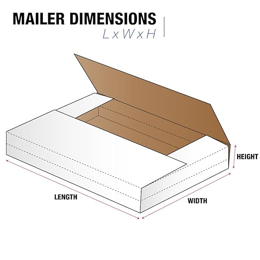 Tape Logic TLM962BF Easy-Fold Mailers, 9 5/8" x 6 5/8" x 2 1/2" - Image 2