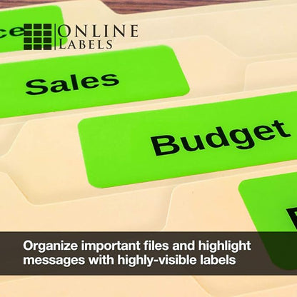 Neon Green Address Labels - Image 6
