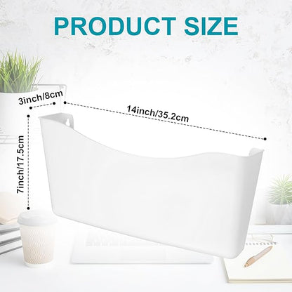Colarr 6 Pack Expandable Pocket Wall File Holder Plastic Hanging Wall Organizer - Image 2