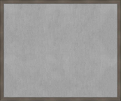 Amanti Art Grey Framed Magnetic Board 42x50 Oversize Vision Board by AmantiArt
