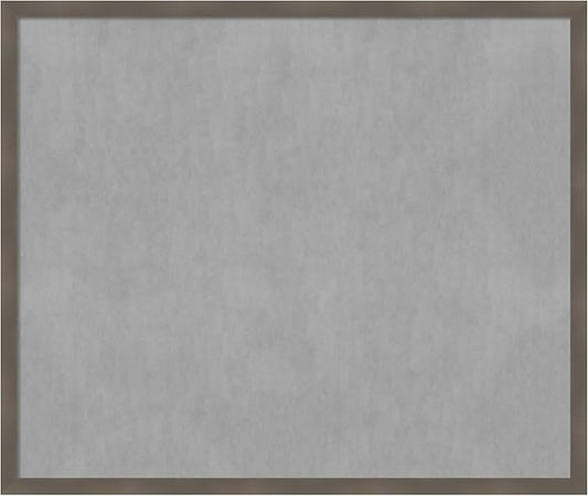 Amanti Art Grey Framed Magnetic Board 42x50 Oversize Vision Board by AmantiArt