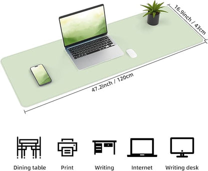 Leather Desk pad Protector, Large Desk mat - Image 3