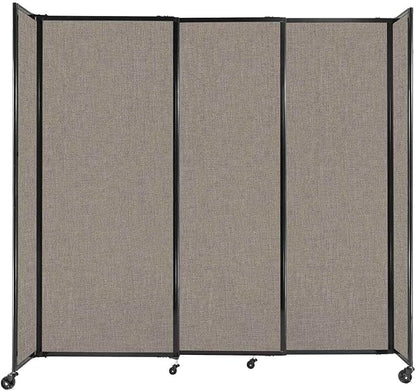 Versare Straightwall Sliding Portable Wall Partition | Freestanding Office by VERSARE