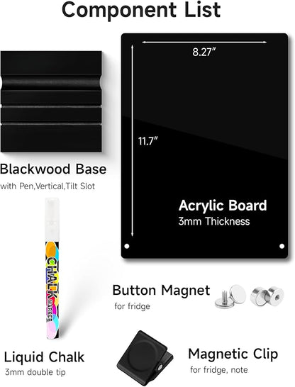 Kivsty Acrylic Black Dry Erase Board - Image 9