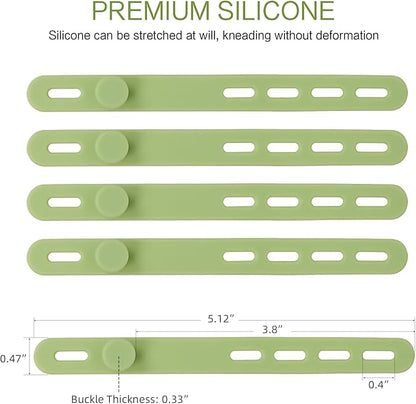 Donruby 24Pcs Silicone Cable Ties - Image 2