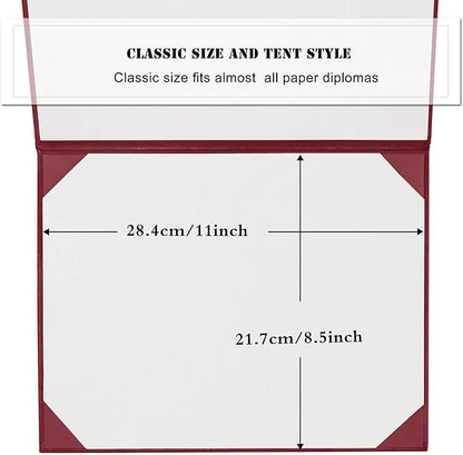 Diploma Cover 8.5” x11” Diploma Holder of Graduation Leatherette Padded - Image 3