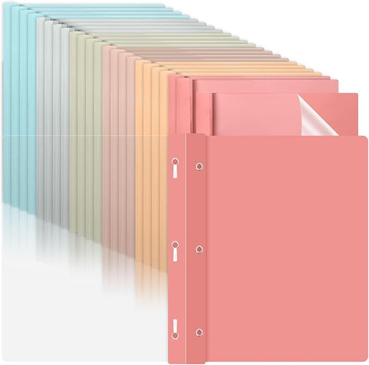 24 PCS Retro Plastic Report Covers by gisgfim