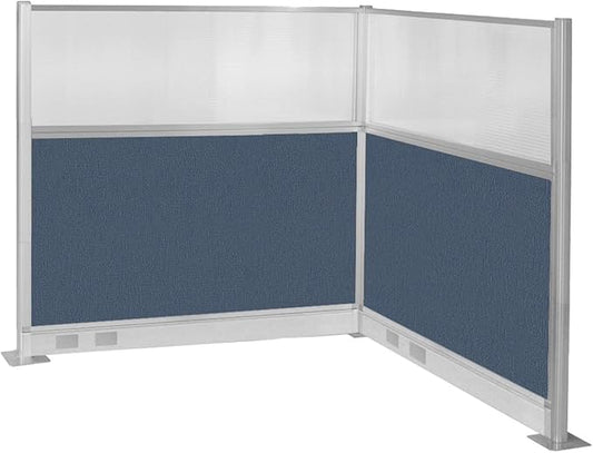 Versare Pre-Configured Hush Panel Electric Cubicle | Workstation Divider Walls by VERSARE