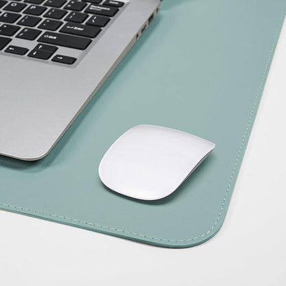 AFIING Dual-Sided Desk Pad, Natural Cork & PU Leather, Desk Mat Protector - Image 5