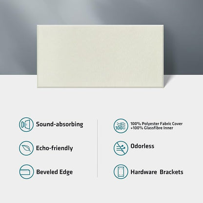 23.62" X 11.81" X 2" Fiberglass Wall Panel, 4 Pack Acoustic Panels, Acoustic - Image 6