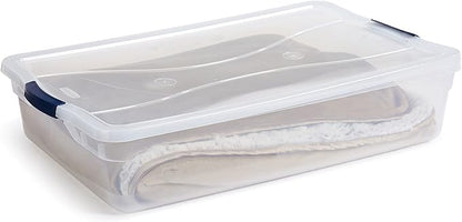 Rubbermaid Cleverstore 42 Quart Stackable Plastic Storage Bin - Image 6