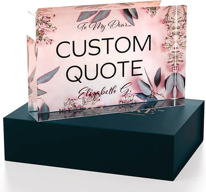 Custom Acrylic Sign Personalized, Custom Desk Name Plate, 18 Styles, - Image 9