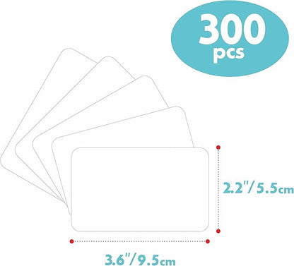 300pcs Plain Name tag Labels, Blank Name Badge - Image 2